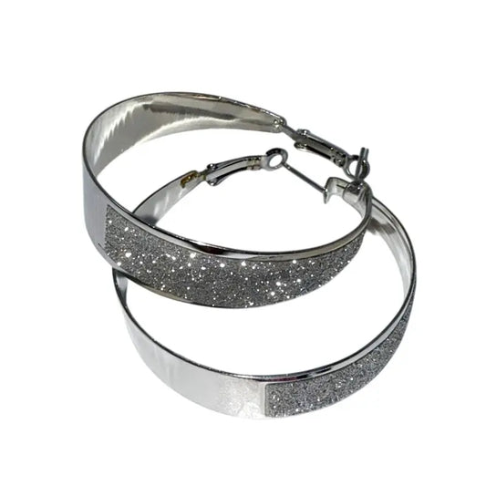 Y2K Jewelry Shiny Earrings for Women Cute Fashion Punk Geometric Hoop Earrings Accessories Cool Hip Hop Rock Goth Vimpi